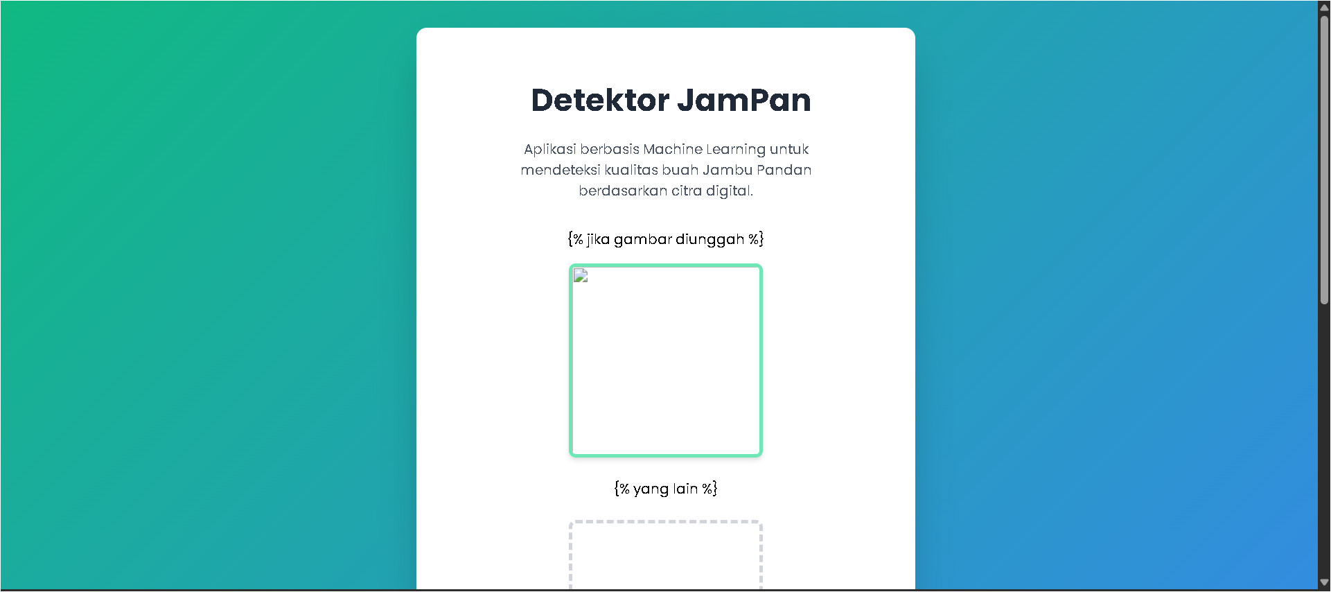 Projek Jambu Pandan Detector